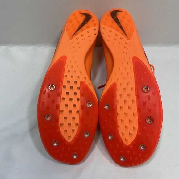 Nike Vaporweave Zoom Victory Track Field Shoes Mens 8.5 Orange Spikes AJ0847-801 main image 5